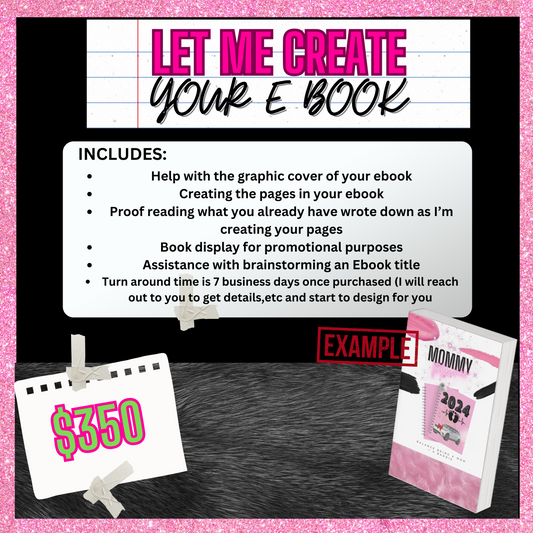 Let Unique Create Your E-Book